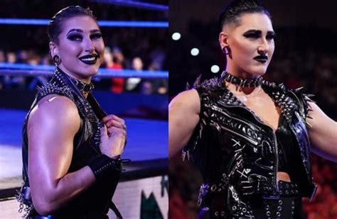 rhea ripley leaks|Rhea Ripley sends WWE fans wild in candid topless and makeup。